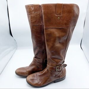 Marc Fisher Knee High Leather Boots 5.5